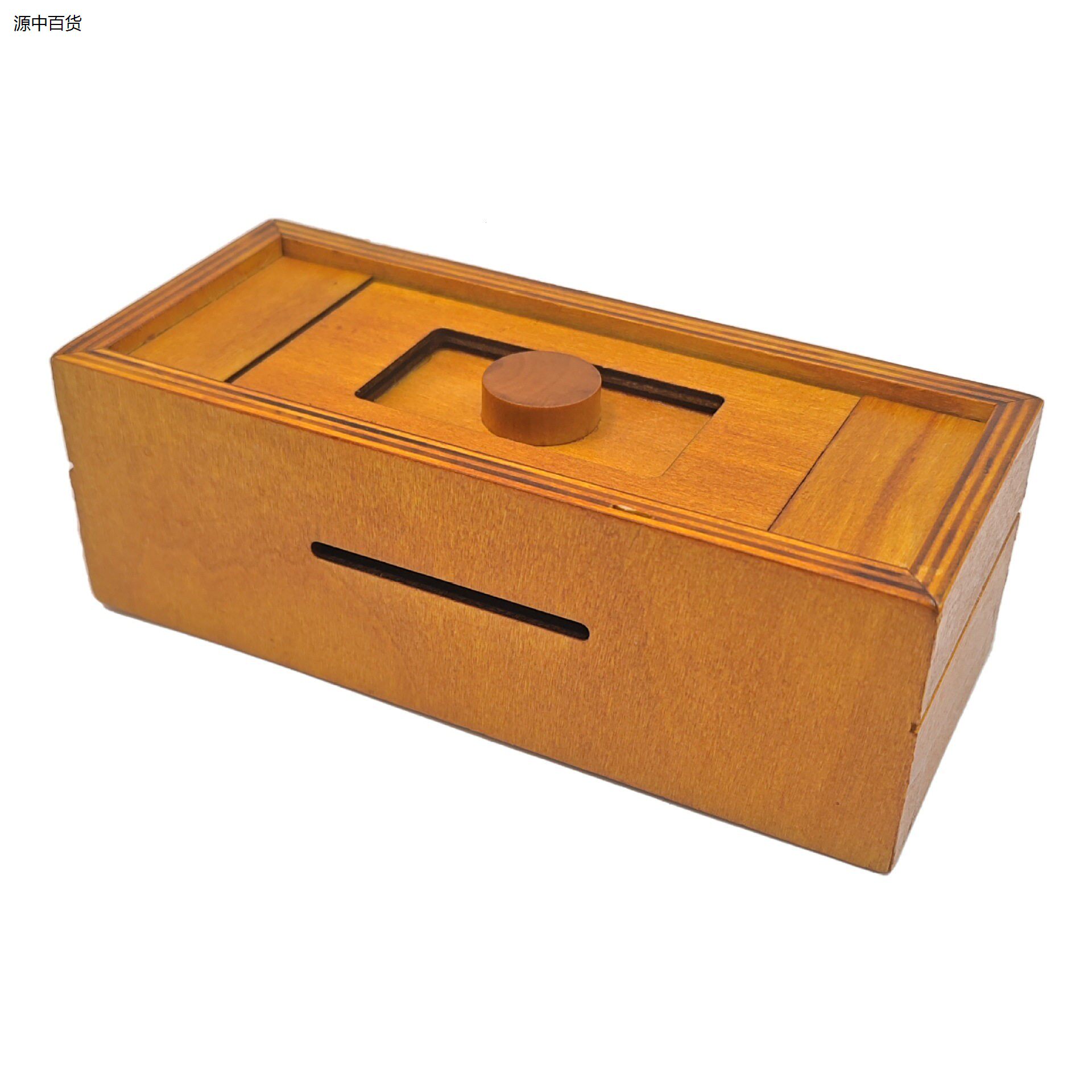 木制机关盒子孔明锁鲁班锁古典益智玩具藏现金存钱罐机关盒送礼物