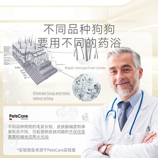 狗狗洗澡浴去皮屑泡澡柯基法斗专宠专用沐浴露肤康宁浴液狗用品