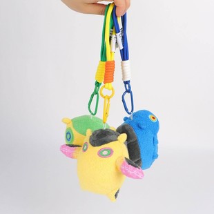 皮蛋无畏契约瓦罗兰特盖可小怪兽毛绒嗨宝丢丢鲨鲨挂件公仔钥匙扣