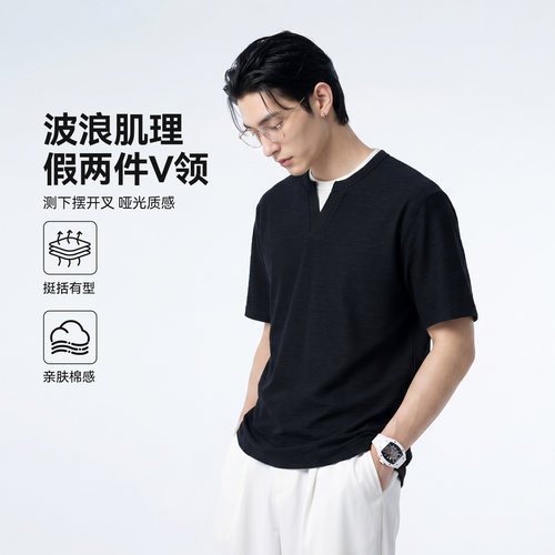 长短袖t恤衣服男士男装2026新款