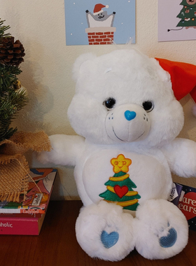 韩国Carebears正版爱心小熊圣诞节愿望熊毛绒公仔玩偶包挂件礼物