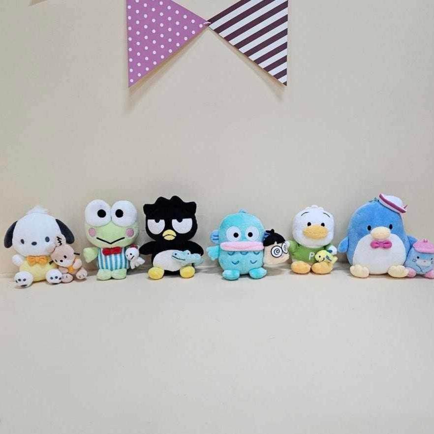 韩国正版三丽鸥小伙伴大眼蛙酷企鹅帕恰狗小丑鱼毛绒玩偶挂件公仔,模玩/动漫/周边/娃圈三坑/桌游,动漫挂件/文具,淘宝优惠券,粉丝福利购,淘宝优惠卷