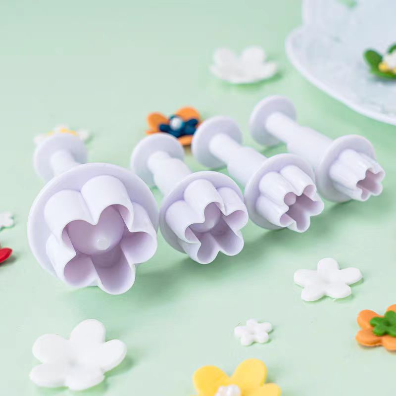 小花朵馒头翻糖模具卡通图形压花