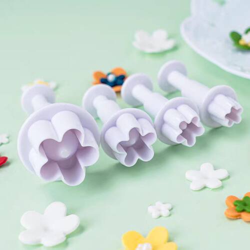 小花朵馒头翻糖模具卡通图形压花