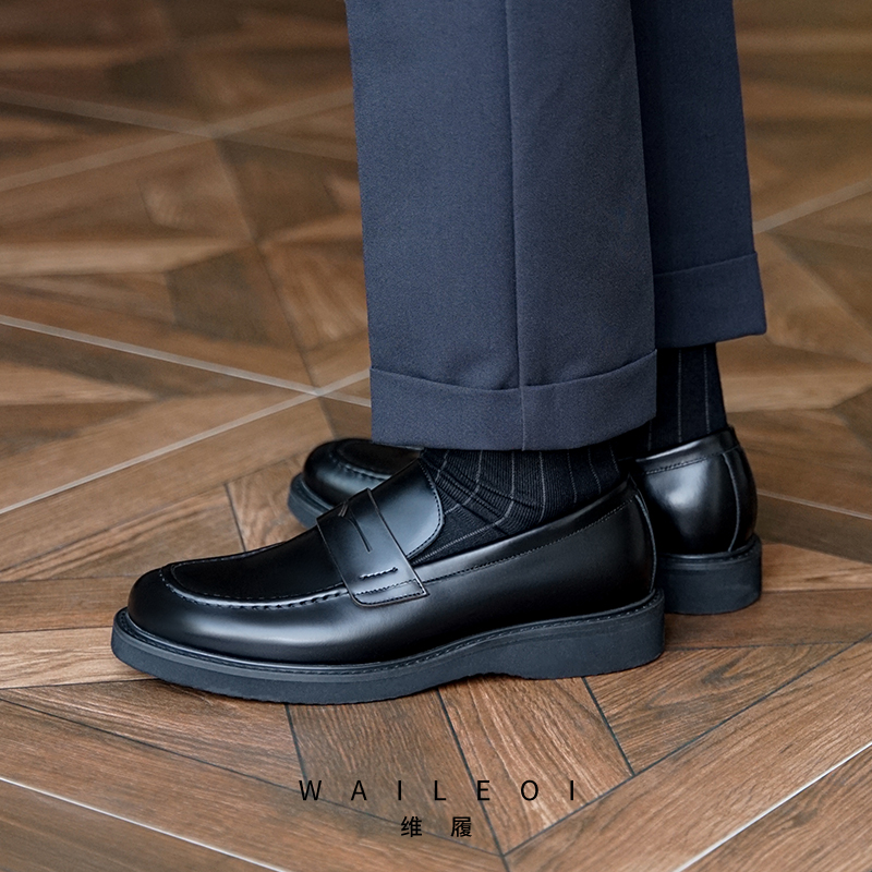 英伦风圆头正装商务休闲