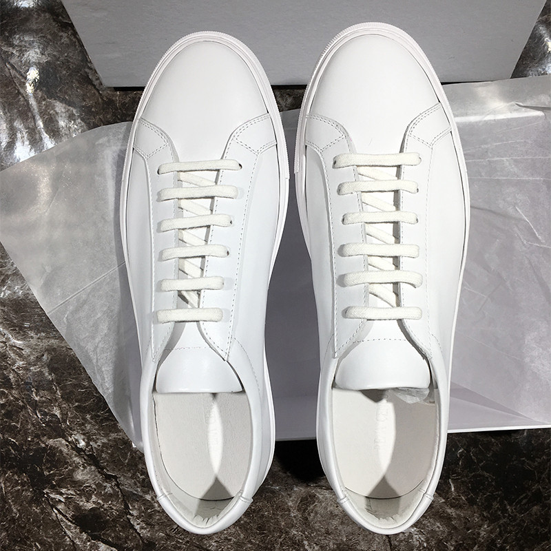 手工con小白鞋男韩版平底