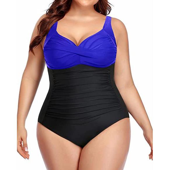 sexy plus size swimwear women  one piece swimsuit black