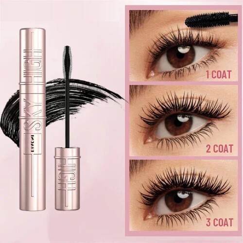 Mascara Eyelashes Lengthening Waterproof Long Lasting Silky