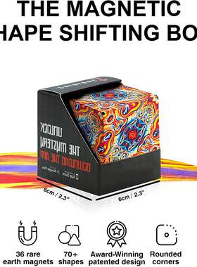 Shashibo Cube Magnet Fidget Changeable Magnetic Magic Cube A