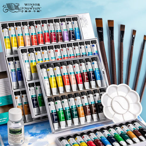 winsornewton acrylic paint set温莎牛顿丙烯颜料套装亞克力36色