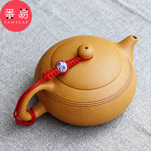 壶绳D1pq801 茶壶绳功夫茶具配件茶道绑茶壶绳壶盖防摔编织绳
