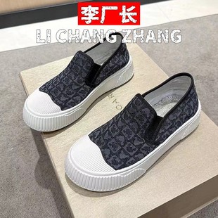 和诚鞋业夏季新款女鞋帆布鞋女软底休闲鞋校园风学生鞋厚底鞋子女