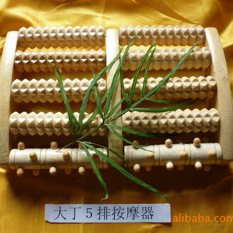 木质脚底按器/五钉疏通按器/脚步按器/新木质按器