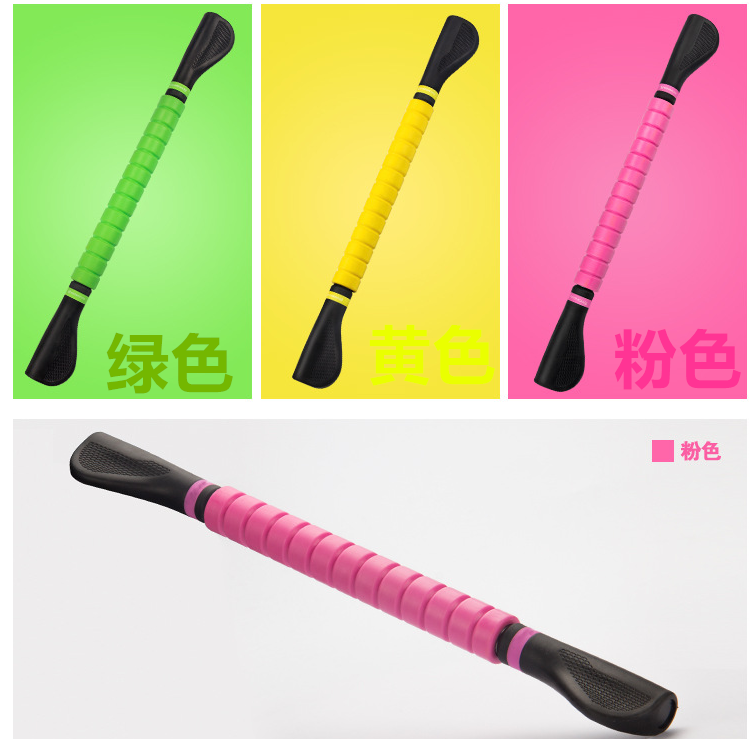 肌肉按摩棒瑜伽棒轴承按摩棒健棒身按摩舒压棒放松腰部颈部腿部