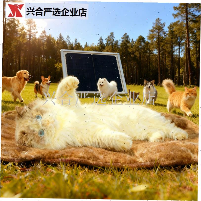 太阳能流浪猫猫咪饮水加热器防冻水碗不插电W恒温宠物狗狗,