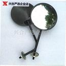 宗申隆鑫机动三轮车驾驶车棚后视镜简易棚车通T用圆反光镜凸面镜
