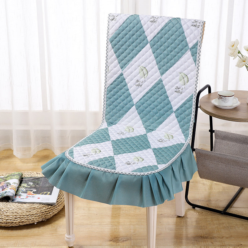 现代简约家用中式连体椅子套宴会餐桌椅背椅子套椅套凳子套餐椅垫