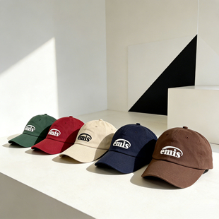【emis】小标针织帽子平替经典棒球帽韩系冬季潮流鸭舌帽男女同款
