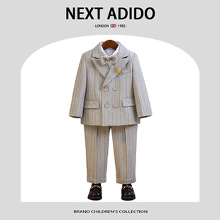 兒童西裝 男童主持演出花童婚禮寶寶周歲禮服 ADIDO秋冬季 英國NEXT