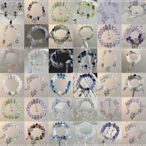 热销批发爆款碎珠超仙手链星星蝴蝶轻奢清新风闺蜜女友款手链礼物