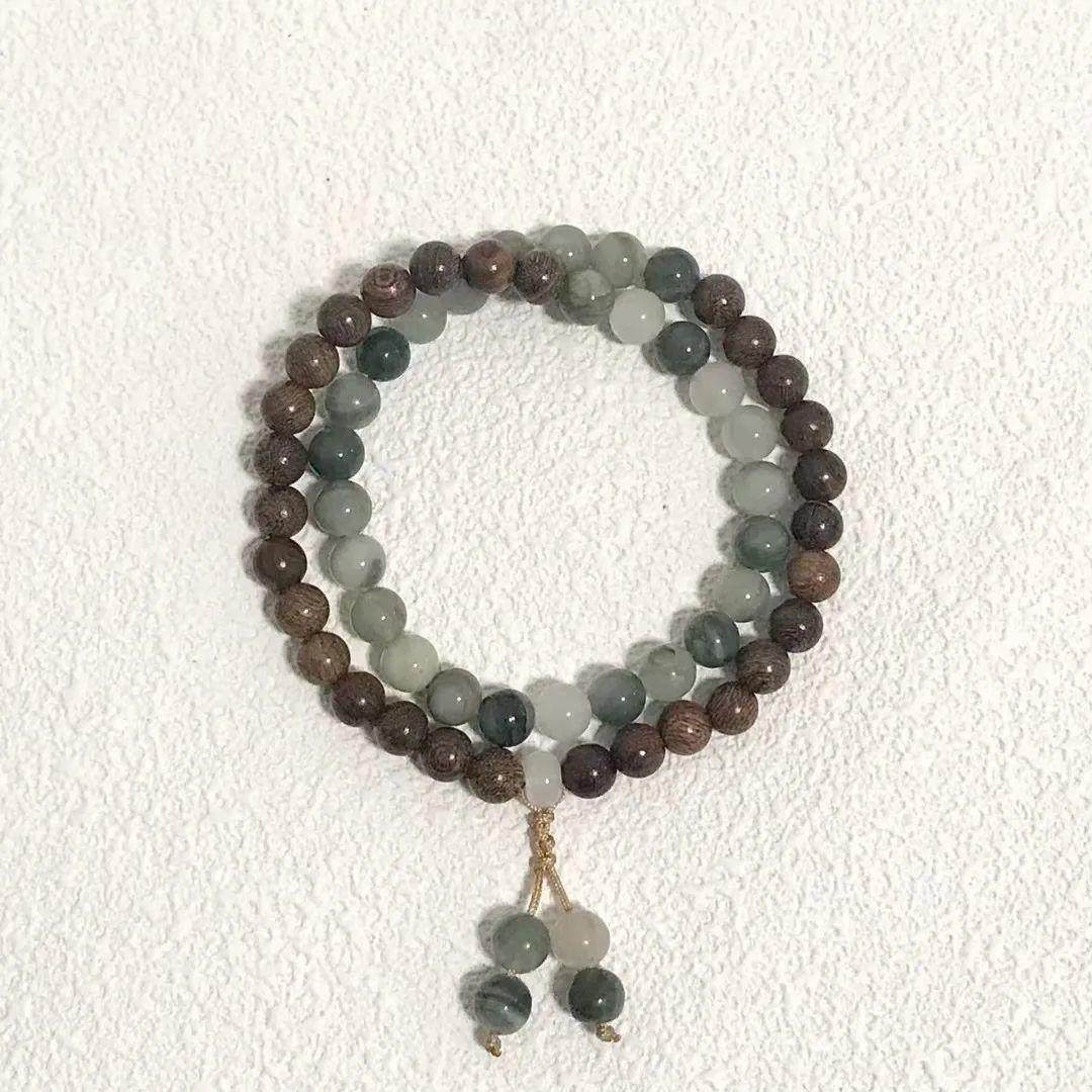 春山晓不晚原创新中式手串国风手串礼物中式檀木手链小众设计精致