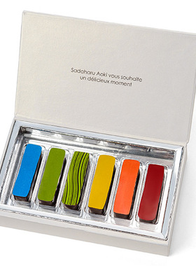 现货连续金奖日本patisserie Sadaharu AOKI青木定治彩虹色巧克力