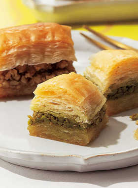 AaronHouse现货日本土耳其风味Baklava坚果夹心酥皮点心2种6枚入