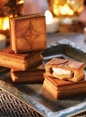 【现货】日本ins网红零食PRESS BUTTER SAND焦糖奶油夹心进口饼干