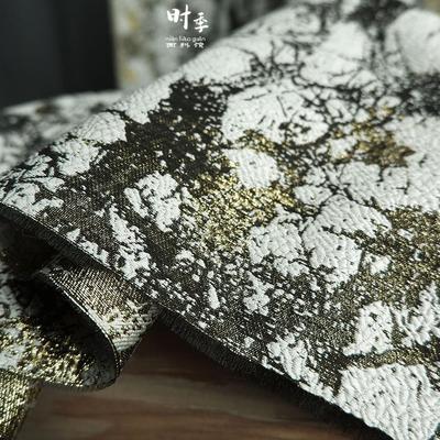 混纺秋冬外套连衣裙宫廷风提花布