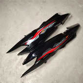 适用110T摩托车SDH110 23挡泥板挡风板大灯全车配件