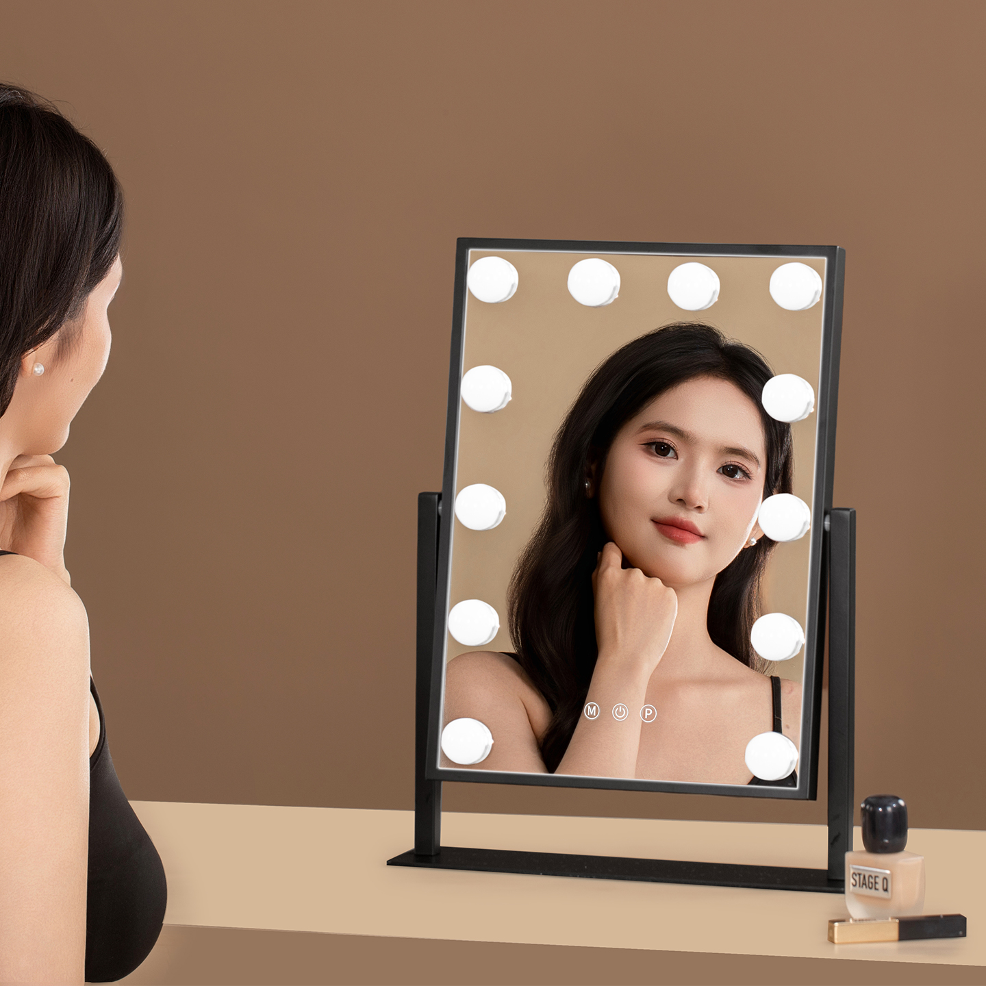 LED高清智能触控化妆镜