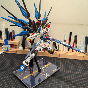 现货包邮新风格MGEX强袭自由高达|长龙午夜黑新风格双孔地台