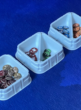 token收纳盒 单格双格含盖86*86*32mm（升级黑色款，非白色）