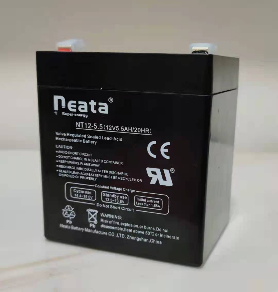 Neata能特蓄电池 NT12蓄电池12免维护电池 电梯对讲机 音响用电瓶