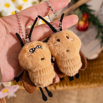 小众卡通蟑螂啊强阿珍毛绒