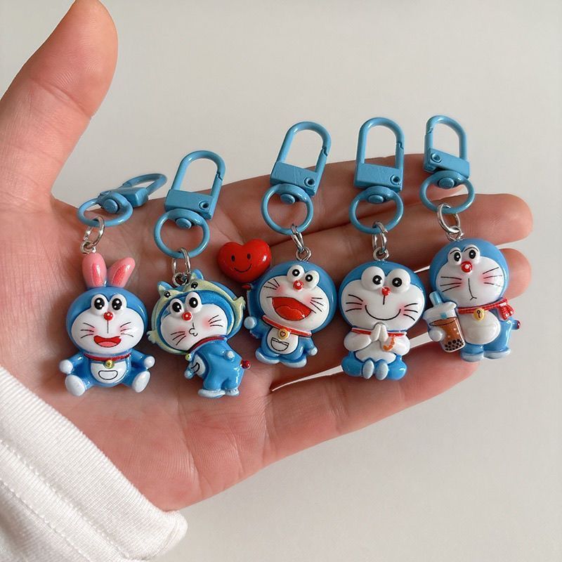 新款叮当猫挂件卡通钥匙