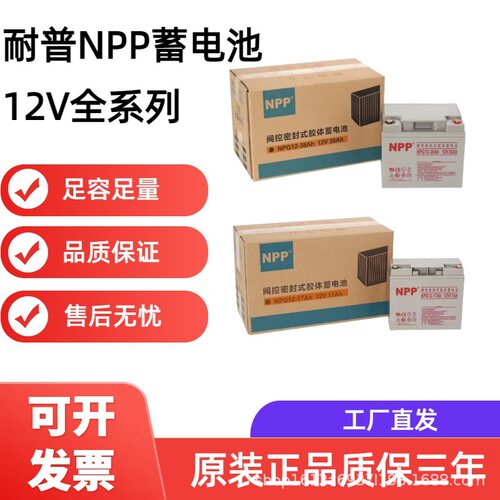 NPP耐普蓄电池G12-38AHV