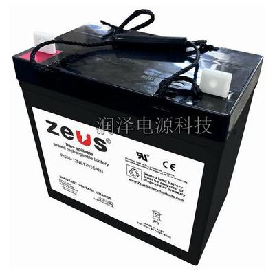 美国Zeus Battery PC55-12M 12V55AH储能型电力UPS/EPS应