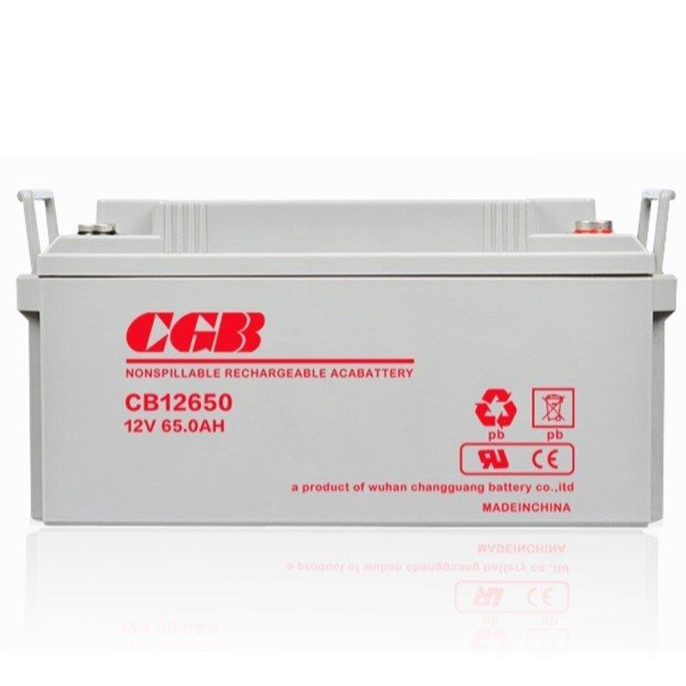 CGB蓄电池CB12650 12V65AH备用电源 直流屏 UPS配套