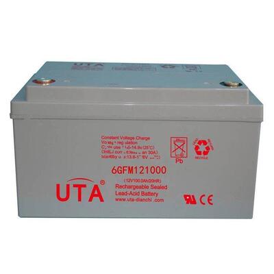 UTA优特蓄电池6GFM12380 12V38AH/20HR直流屏 UPS 发电储能