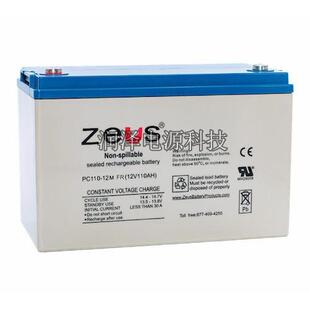 美国Zeus Battery PC75-12NB 12V75AH储能型电力UPS/EPS应急
