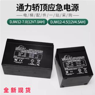 巨人通力电梯配件理士DJW12-4.5ah蓄电池轿顶应急电源12v7ah电瓶