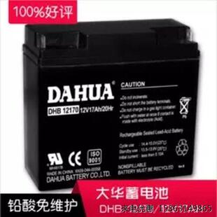 UPS电源 直流屏 正品 DAHUA蓄电池DHB12170电池12V17AH原装