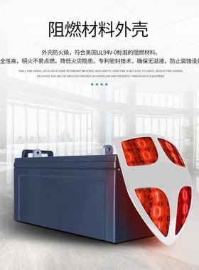 蓄电池NP12-100 12V100AH总搬运安装送连接线