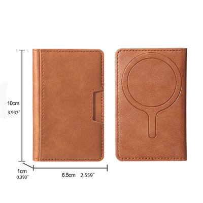 磁吸卡包适用iPhone16promax三折