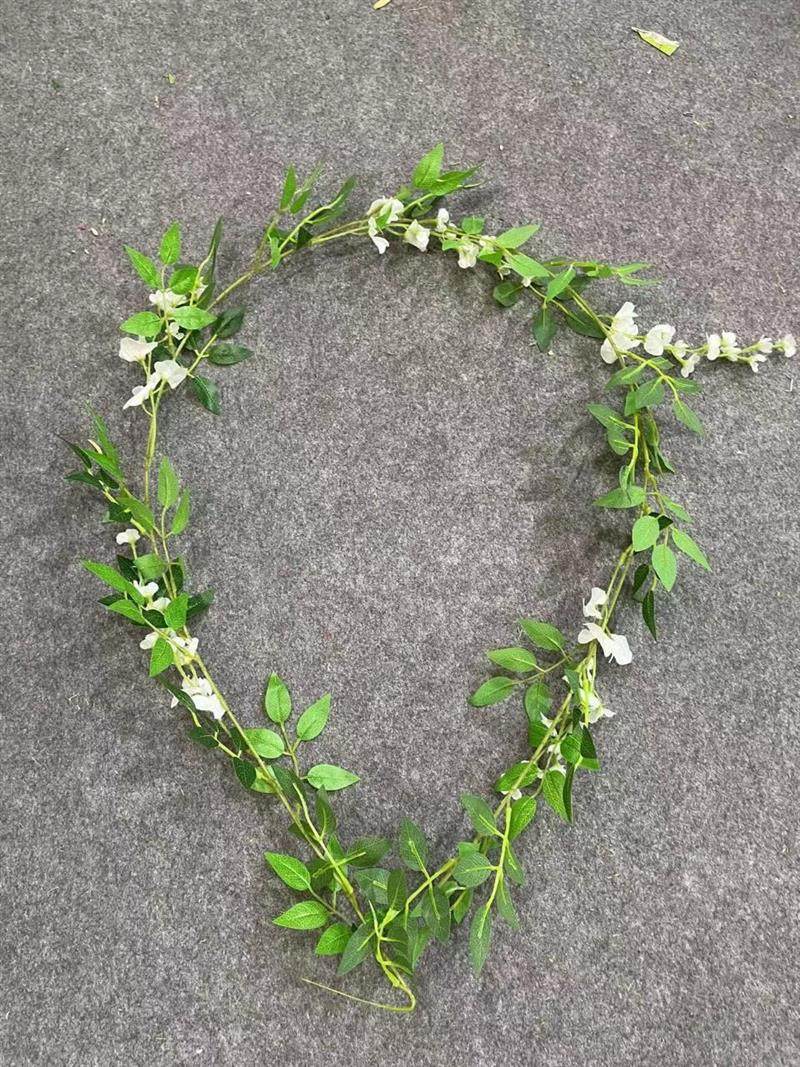 仿真紫藤花串树藤装饰藤条铁丝豆花藤藤蔓婚庆造景家居装饰花藤