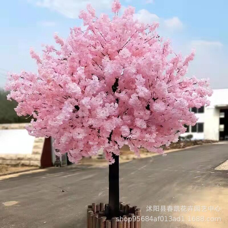仿真樱花树桃花树假树商场室内橱窗装饰许愿树假樱花植物高仿真