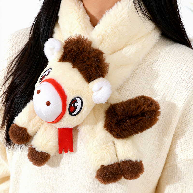 总台文创2026马年小马团团围巾,节庆用品/礼品,文化衫,淘宝优惠券,粉丝福利购,淘宝优惠卷