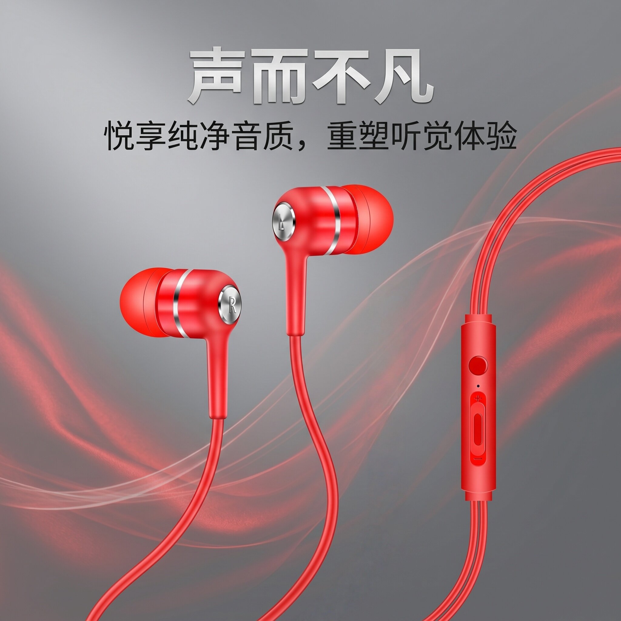 通用耳机适用于vivo华为小米OPPO带麦K歌入耳式重低音Type-c手机