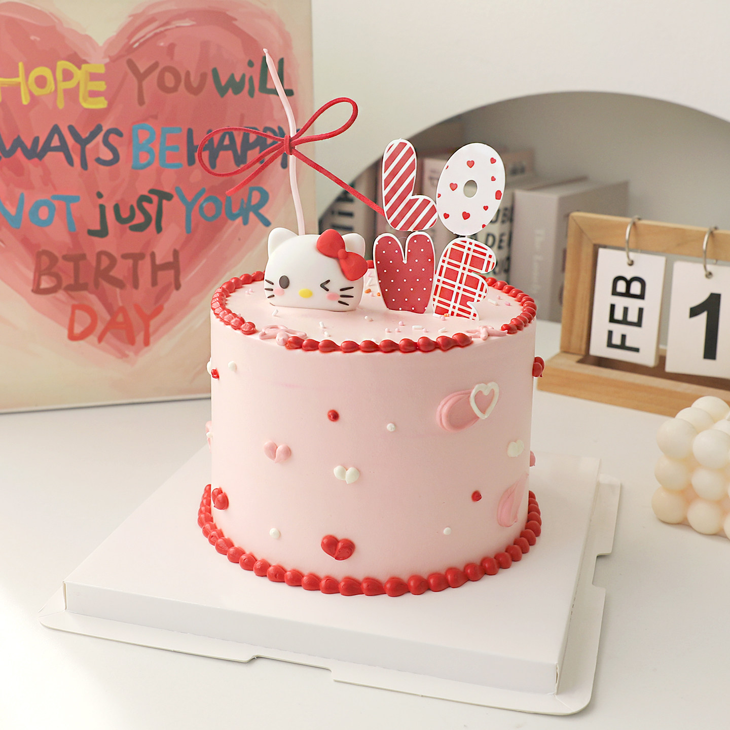 包邮网红情人节亚克力LOVEkt小猫摆件甜品派对装扮 生日蛋糕装饰,节庆用品/礼品,蛋糕/烘焙装饰用品,淘宝优惠券,粉丝福利购,淘宝优惠卷